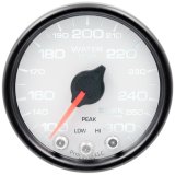 Autometer Spek-Pro Gauge Water Temp 2 1/16in 300f Stepper Motor W/Peak & Warn Wht/Blk thumbnail 4