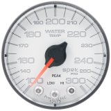 Autometer Spek-Pro Gauge Water Temp 2 1/16in 300f Stepper Motor W/Peak & Warn Wht/Blk thumbnail 4