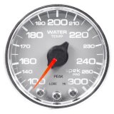 Autometer Spek-Pro Gauge Water Temp 2 1/16in 300f Stepper Motor W/Peak & Warn Slvr/Chrm thumbnail 5