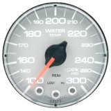Autometer Spek-Pro Gauge Water Temp 2 1/16in 300f Stepper Motor W/Peak & Warn Slvr/Chrm thumbnail 6