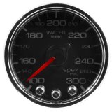 Autometer Spek-Pro Gauge Water Temp 2 1/16in 300f Stepper Motor W/Peak & Warn Blk/Chrm thumbnail 7