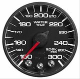 Autometer Spek-Pro Gauge Water Temp 2 1/16in 300f Stepper Motor W/Peak & Warn Blk/Blk thumbnail 1