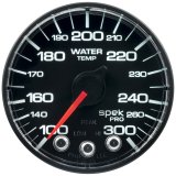 Autometer Spek-Pro Gauge Water Temp 2 1/16in 300f Stepper Motor W/Peak & Warn Blk/Blk thumbnail 4