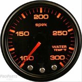 Autometer Spek-Pro Gauge Water Temp 2 1/16in 300f Stepper Motor W/Peak & Warn Blk/Smoke/Blk thumbnail 1