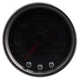 Autometer Spek-Pro Gauge Water Temp 2 1/16in 300f Stepper Motor W/Peak & Warn Blk/Smoke/Blk thumbnail 3