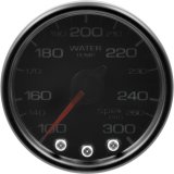Autometer Spek-Pro Gauge Water Temp 2 1/16in 300f Stepper Motor W/Peak & Warn Blk/Smoke/Blk thumbnail 5