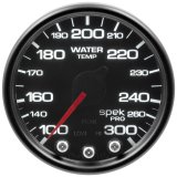 Autometer Spek-Pro Gauge Water Temp 2 1/16in 300f Stepper Motor W/Peak & Warn Blk/Smoke/Blk thumbnail 6