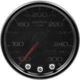 Autometer Spek-Pro Gauge Water Temp 2 1/16in 300f Stepper Motor W/Peak & Warn Blk/Smoke/Blk thumbnail 7