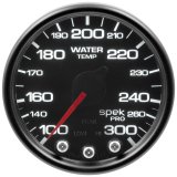 Autometer Spek-Pro Gauge Water Temp 2 1/16in 300f Stepper Motor W/Peak & Warn Blk/Smoke/Blk thumbnail 8