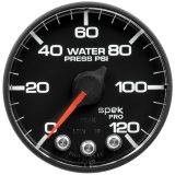 Autometer Spek-Pro Gauge Water Press 2 1/16in 120psi Stepper Motor W/ Peak & Warn thumbnail 2