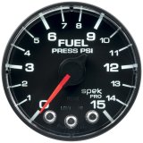 Autometer Spek-Pro - Nascar 2-1/16in Fuel Press 0-15 psi Bfb Ecu thumbnail 4