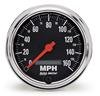 Autometer Traditional Chrome 3-3/8in 160 MPH Electric Speedometer w/ LCD Odometer thumbnail 6