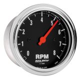 Autometer Traditional Chrome 3-3/8in 8K RPM In Dash Tachometer thumbnail 8