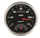 Autometer Designer Black II 5in 120 MPH & 8k RPM In-Dash Tach/Speedo thumbnail 5