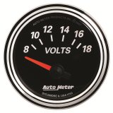 Autometer Designer Black II 52mm 18V Voltmeter Gauge thumbnail 5