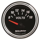 Autometer Designer Black II 52mm 18V Voltmeter Gauge thumbnail 8