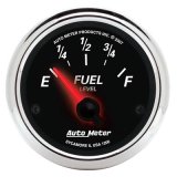 Autometer Designer Black II 52mm 240 Ohm Empty/33 Ohm Full Fuel Level Gauge thumbnail 6