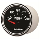 Autometer Designer Black II 52mm 250 Deg F Water Temp Gauge thumbnail 3