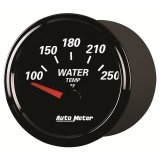 Autometer Designer Black II 52mm 250 Deg F Water Temp Gauge thumbnail 7