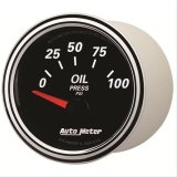 Autometer Designer Black II 52mm 100 PSI Oil Pressure Gauge thumbnail 3