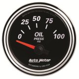 Autometer Designer Black II 52mm 100 PSI Oil Pressure Gauge thumbnail 6