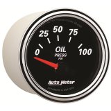 Autometer Designer Black II 52mm 100 PSI Oil Pressure Gauge thumbnail 7
