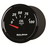 Autometer Designer Black II 52mm 100 PSI Oil Pressure Gauge thumbnail 8