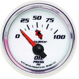 Autometer C2 52mm Electric 0-100 PSI Oil Pressure Gauge thumbnail 1