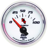Autometer C2 52mm Electric 0-100 PSI Oil Pressure Gauge thumbnail 3