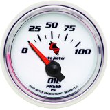 Autometer C2 52mm Electric 0-100 PSI Oil Pressure Gauge thumbnail 4