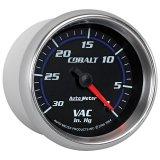Autometer Cobalt 2-5/8in. / 0-30 IN HG / Mechanical Vacuum Gauge thumbnail 7