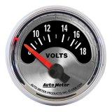 Autometer American Muscle 52mm Short Sweep Electric 18V Voltmeter Gauge thumbnail 1