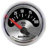 Autometer American Muscle 52mm Short Sweep Electric 100PSI Oil Pressure Gauge thumbnail 1