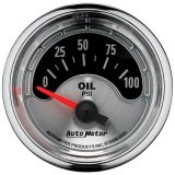 Autometer American Muscle 52mm Short Sweep Electric 100PSI Oil Pressure Gauge thumbnail 4