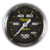 Autometer Marine Carbon Fiber 2-1/16in 100 PSI Digital Stepper Motor Fuel Pressure Gauge thumbnail 6