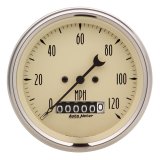 Autometer Antique Beige 5 Piece Kit 3-3/8in & 2-1/16 Elec. Speedometer Gauges thumbnail 5