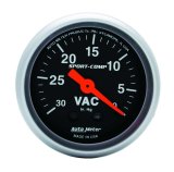 Autometer Sport-Comp 2-1/16in. 30 IN HG Mechanical Vacuum Gauge thumbnail 8