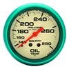 Autometer Ultra-Nite 66.7mm 140-280 Deg. F Mechanical Glow In The Dark Oil Temp Gauge thumbnail 7