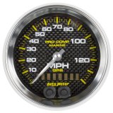 Autometer Gauge GPS Speedometer 3-3/8in 140 MPH Marine Carbon Fiber Gauge thumbnail 3