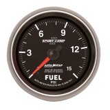 Autometer Sport-Comp II 2-5/8in Mechanical 15PSI Fuel Pressure Gauge thumbnail 3