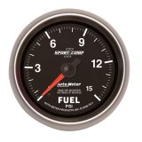 Autometer Sport-Comp II 2-5/8in Mechanical 15PSI Fuel Pressure Gauge thumbnail 4