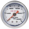 Autometer AutoGage 1.5in Liquid Filled Mechanical 0-2000 PSI Fuel Pressure Gauge - White thumbnail 9