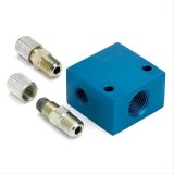 Autometer Transmission Line Adapter Fitting for 5/16in O.D. Tubing 1/2in NPTF thumbnail 1