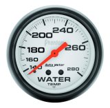 Autometer Phantom 66mm 140-280 Deg F Mechanical Water Temperature Gauge thumbnail 4