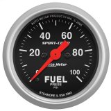 Autometer Sport-Comp 52mm 0-100 PSI Electronic Fuel Pressure Gauge thumbnail 1
