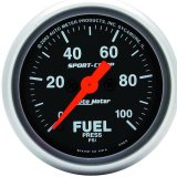 Autometer Sport-Comp 52mm 0-100 PSI Electronic Fuel Pressure Gauge thumbnail 3
