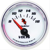 Autometer C2 2-1/16in Electric 18V Voltmeter Gauge thumbnail 1