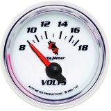 Autometer C2 2-1/16in Electric 18V Voltmeter Gauge thumbnail 3