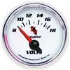 Autometer C2 2-1/16in Electric 18V Voltmeter Gauge thumbnail 6