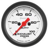 Autometer Phantom 2 1/16 100psi Digital Stepper Motor Exhaust Pressure Gauge thumbnail 3